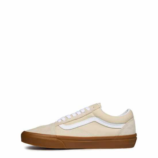Vans Платнени Ниски Обувки Old Skool Canvas Low Top Mens Oat/Gum 