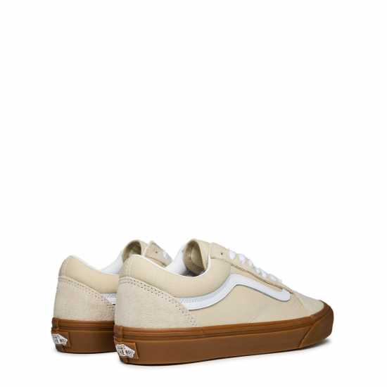 Vans Платнени Ниски Обувки Old Skool Canvas Low Top Mens Oat/Gum 