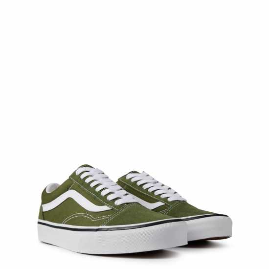 Vans Платнени Ниски Обувки Old Skool Canvas Low Top Mens Pesto Vans Платнени Ниски Обувки Old Skool Canvas Low Top Mens Pesto