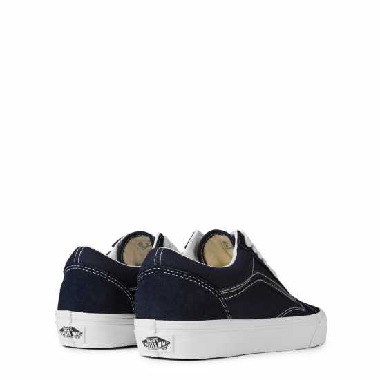 Vans Платнени Ниски Обувки Old Skool Canvas Low Top Mens Blue 