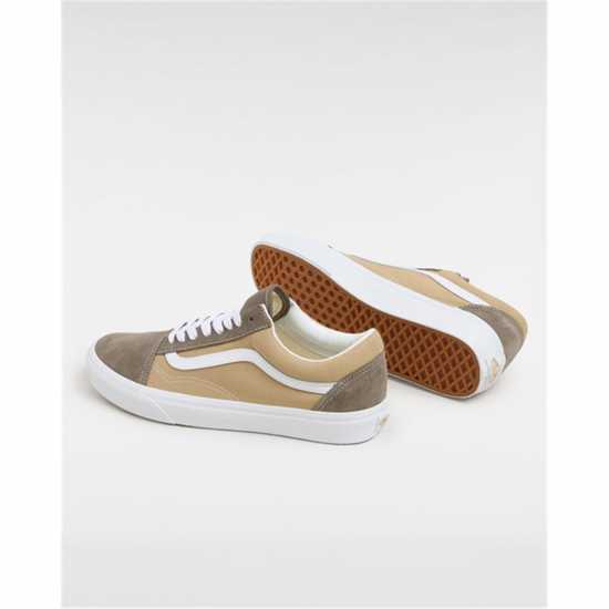 Vans Платнени Ниски Обувки Old Skool Canvas Low Top Mens Block Brown Vans Платнени Ниски Обувки Old Skool Canvas Low Top Mens Block Brown