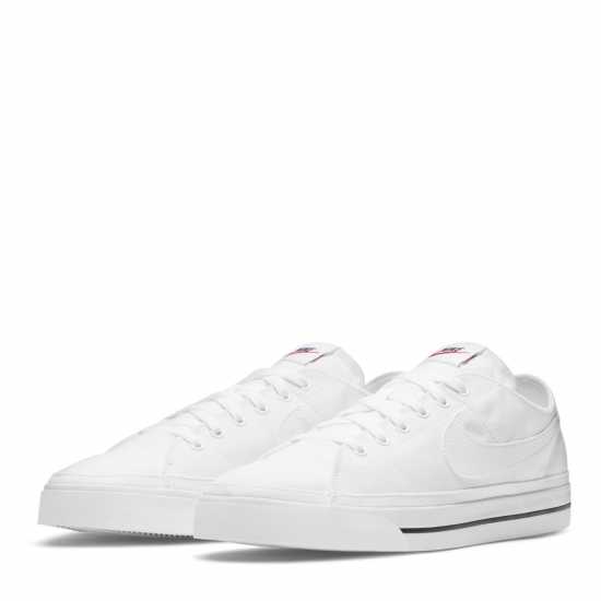 Мъжки текстилни маратонки и платненки Nike Court Legacy Canvas Men's Shoes Бяло/Бяло Nike Court Legacy Canvas Men's Shoes Бяло/Бяло Мъжки текстилни маратонки и платненки