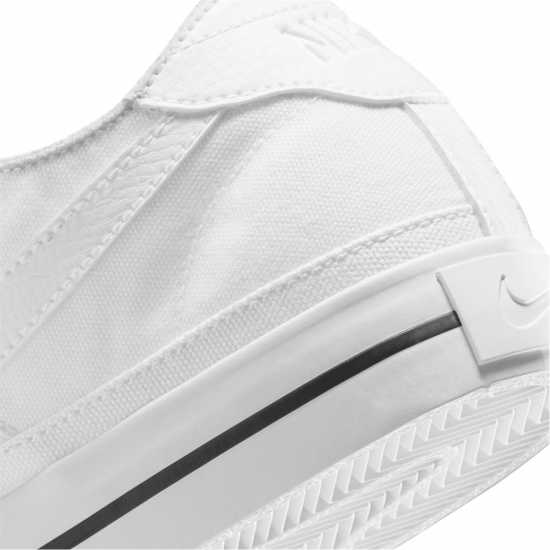 Мъжки текстилни маратонки и платненки Nike Court Legacy Canvas Men's Shoes Бяло/Бяло Nike Court Legacy Canvas Men's Shoes Бяло/Бяло Мъжки текстилни маратонки и платненки