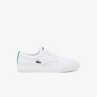Lacoste Men's Canvas Low-Top Trainers Бял 21G 