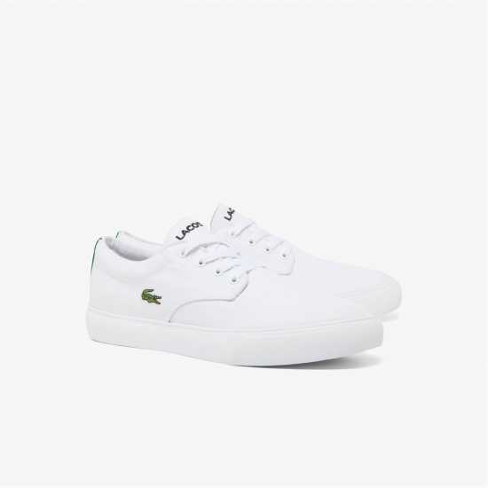 Lacoste Men's Canvas Low-Top Trainers Бял 21G Lacoste Men's Canvas Low-Top Trainers Бял 21G