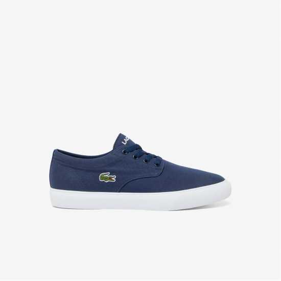Lacoste Men's Canvas Low-Top Trainers Морско син 092 