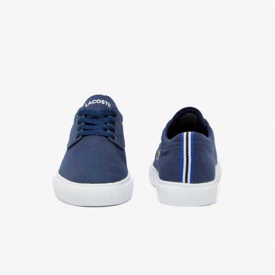 Lacoste Men's Canvas Low-Top Trainers Морско син 092 
