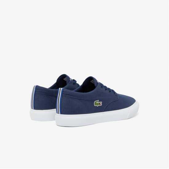 Lacoste Men's Canvas Low-Top Trainers Морско син 092 