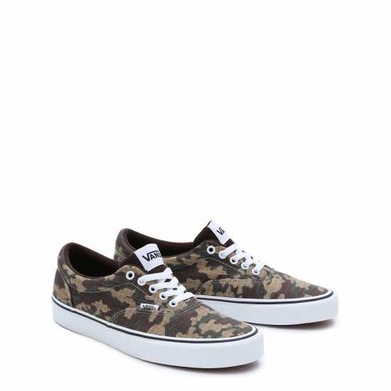 Мъжки текстилни маратонки и платненки Vans Doheny Canvas Trainers Камуфлаж/Бяло Vans Doheny Canvas Trainers Камуфлаж/Бяло Мъжки текстилни маратонки и платненки