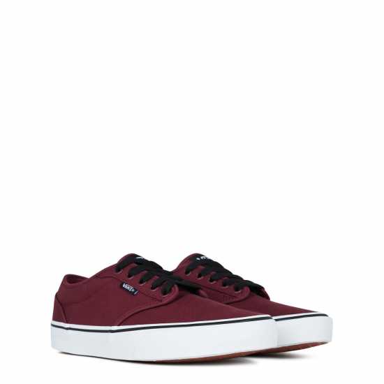 Мъжки текстилни маратонки и платненки Vans Платненки Atwood Canvas Trainers Mens Оксблуд/Бяло Vans Платненки Atwood Canvas Trainers Mens Оксблуд/Бяло Мъжки текстилни маратонки и платненки