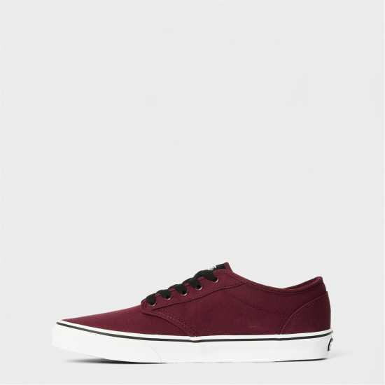 Мъжки текстилни маратонки и платненки Vans Платненки Atwood Canvas Trainers Mens Oxblood/White Vans Платненки Atwood Canvas Trainers Mens Oxblood/White Мъжки текстилни маратонки и платненки
