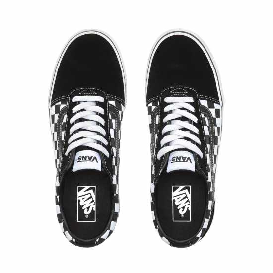 Мъжки текстилни маратонки и платненки Vans Ward Checkered Trainers Vans Ward Checkered Trainers Мъжки текстилни маратонки и платненки