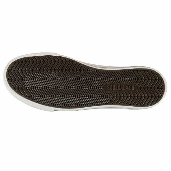 Soulcal Ниски Мъжки Маратонки Canvas Low Trainers Mens Черно Мъжки текстилни маратонки и платненки