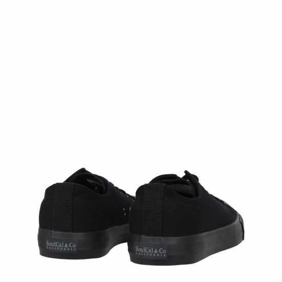 Мъжки текстилни маратонки и платненки Soulcal Ниски Мъжки Маратонки Canvas Low Trainers Mens Черно/Черно Soulcal Ниски Мъжки Маратонки Canvas Low Trainers Mens Черно/Черно Мъжки текстилни маратонки и платненки