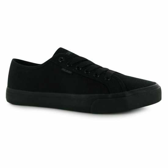 Soulcal Мъжки Платнени Обувки Sunrise Lc Mens Canvas Shoes Black/Black Мъжки текстилни маратонки и платненки