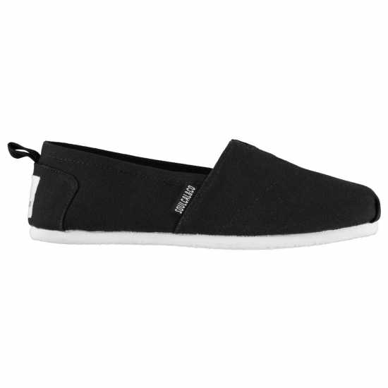 Soulcal Long Beach Canvas Slip Ons Mens Морска синьо Мъжки текстилни маратонки и платненки