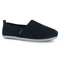 Soulcal Мъжки Обувки Без Връзки Long Beach Mens Canvas Slip Ons Navy Denim Мъжки текстилни маратонки и платненки