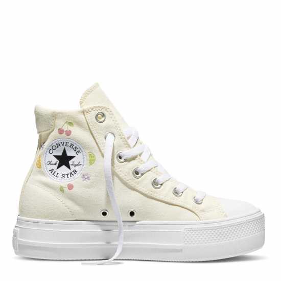 Converse Women's Day One Pit Canvas High-Top Trainers Converse Women's Day One Pit Canvas High-Top Trainers