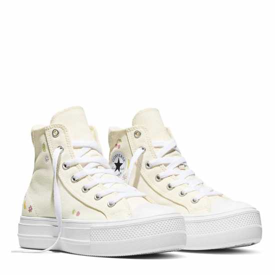 Converse Women's Day One Pit Canvas High-Top Trainers Converse Women's Day One Pit Canvas High-Top Trainers