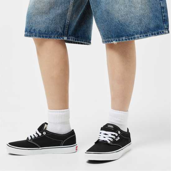 Vans Платненки Atwood Canvas Trainers Черно/Бяло 