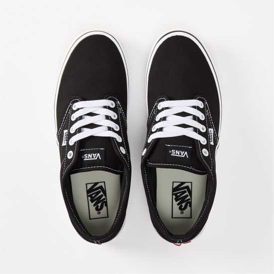 Vans Платненки Atwood Canvas Trainers Черно/Бяло 