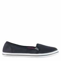 Slazenger Ladies Canvas Slip On Shoes