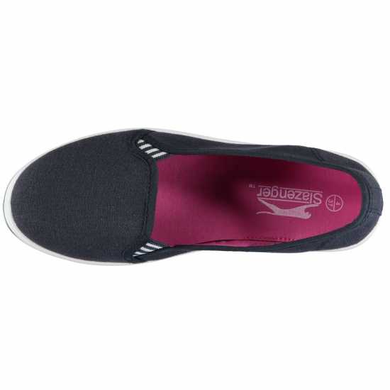 Slazenger Ladies Canvas Slip On Shoes