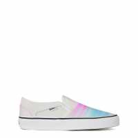 Vans Asher Slip On Canvas Trainers Womens