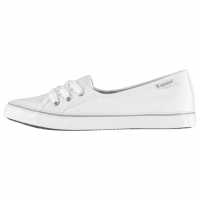 Soulcal Shore Canvas Trainers Ladies White Дамски платненки и гуменки