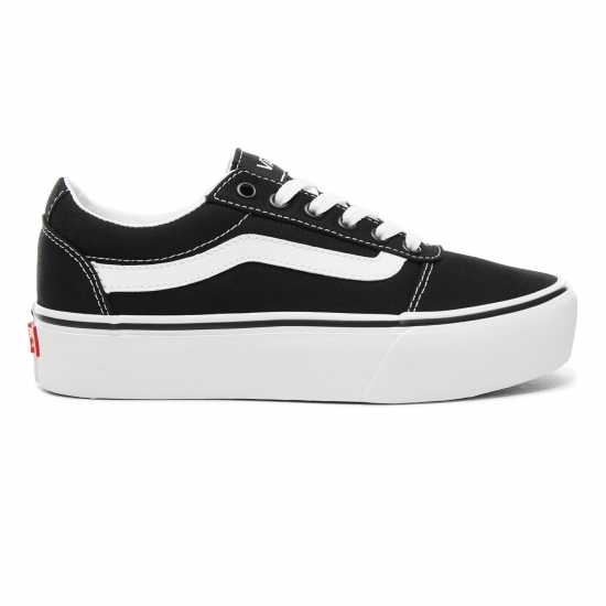 Дамски платненки и гуменки Vans Ward Platform Women's Черно/Бяло Vans Ward Platform Women's Черно/Бяло Дамски платненки и гуменки