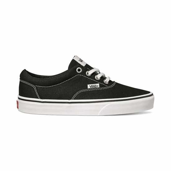 Vans Ниски Маратонки Doheny Canvas Low Trainers Womens Черно/Бяло Дамски платненки и гуменки