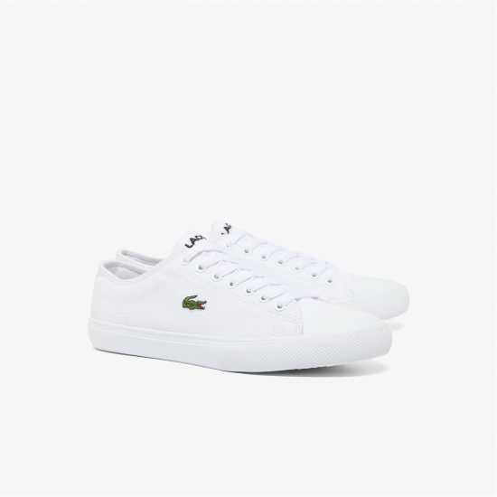 Lacoste Women's Deuce Base Canvas Low-Top Trainers Бяло Lacoste Women's Deuce Base Canvas Low-Top Trainers Бяло
