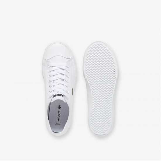 Lacoste Women's Deuce Base Canvas Low-Top Trainers Бяло Lacoste Women's Deuce Base Canvas Low-Top Trainers Бяло