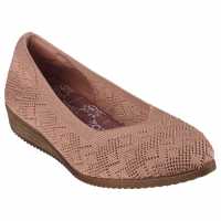 Skechers Cleo Sawdust - With Grace Canvas Trainers Womens