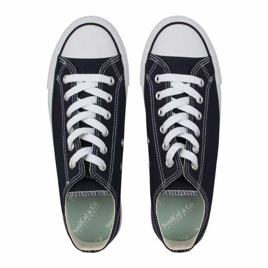 Soulcal Canvas Low Shoes Womens Морска синьо Дамски платненки и гуменки