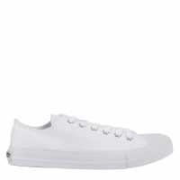 Soulcal Ниски Дамски Платненки Canvas Low Ladies Canvas Shoes White/White Дамски платненки и гуменки