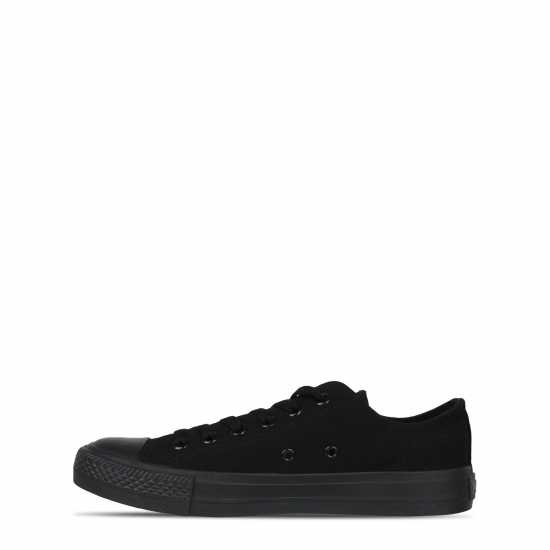 Soulcal Canvas Low Shoes Womens Черно/Черно Дамски платненки и гуменки