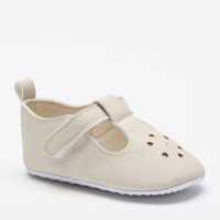 Cream Mary Jane Pram Shoes