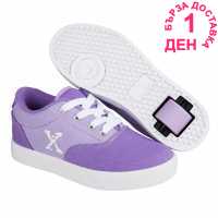 Sidewalk Sport Скейт Обувки За Момичета Canvas Girls Skate Shoes Purple/Lilac Детски маратонки