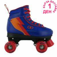 No Fear Детски Ретро Ролкови Кънки Retro Quad Skates Childrens Blue/Red Детски ролкови кънки