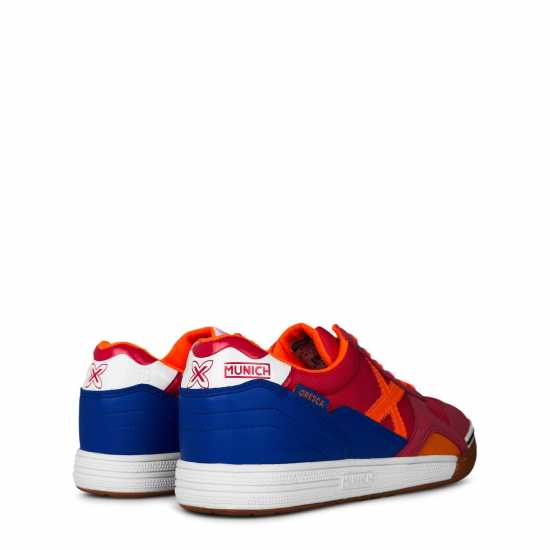 Munich Gresca Indoor Football Shoes Крим/Оранжев/Син Мъжки футболни бутонки