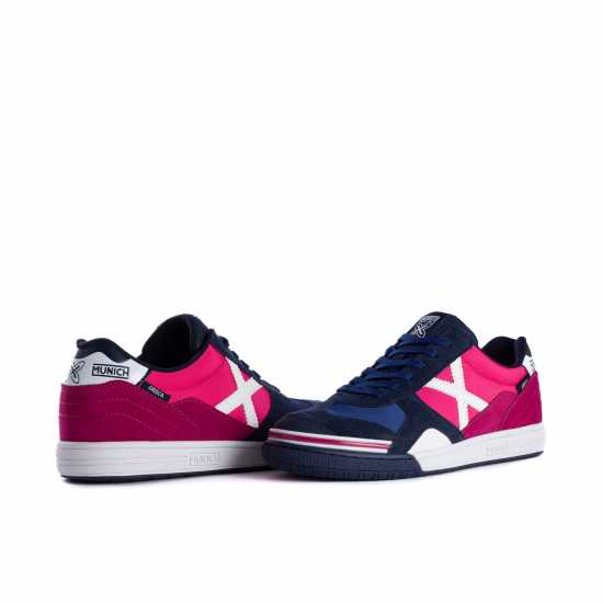 Мъжки футболни бутонки Munich Gresca Indoor Football Shoes Морска синьо/Фуксия Munich Gresca Indoor Football Shoes Морска синьо/Фуксия Мъжки футболни бутонки