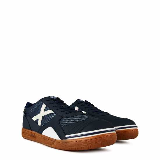 Мъжки футболни бутонки Munich Gresca Indoor Football Shoes Морско синьо/Бяло Munich Gresca Indoor Football Shoes Морско синьо/Бяло Мъжки футболни бутонки