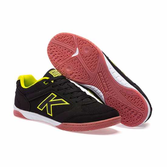 Kelme Precision Trainers Mens Черно/Лайм Мъжки футболни бутонки