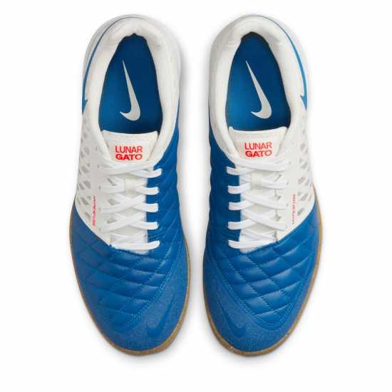 Nike Маратонки За Футбол В Зала Lunargato Indoor Football Trainers Sail/Blue Мъжки футболни бутонки