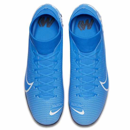 Nike Mercurial Superfly Academy Df Astro Turf Trainers Blue/Pink/White - Футболни стоножки