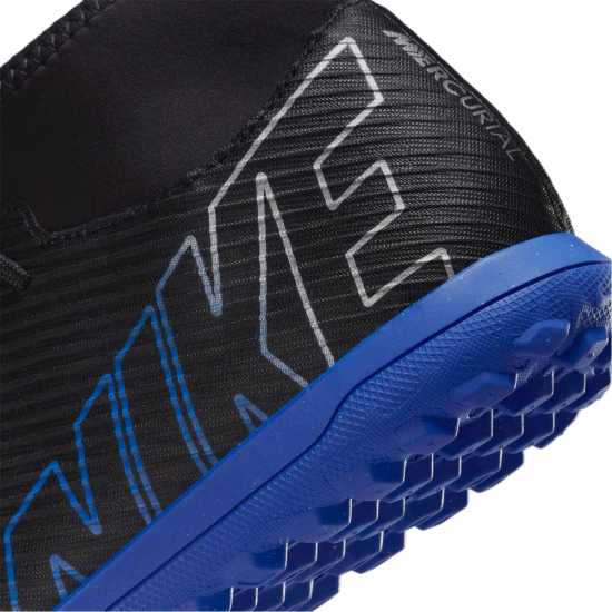 Nike Mercurial Superfly 9 Pro Turf Football Boots Black/Chrome Футболни стоножки