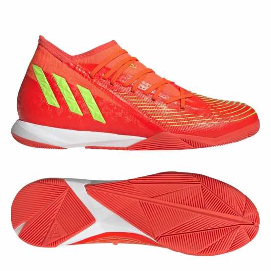Мъжки футболни бутонки Adidas Маратонки За Футбол В Зала Predator Edge .3 Unisex Indoor Football Trainers Червен/Зелен/Черен Adidas Маратонки За Футбол В Зала Predator Edge .3 Unisex Indoor Football Trainers Червен/Зелен/Черен Мъжки футболни бутонки