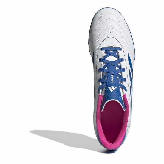 Мъжки футболни бутонки Adidas Goletto Adults Astro Turf Football Boots Бяло/Синьо/Розово Adidas Goletto Adults Astro Turf Football Boots Бяло/Синьо/Розово Мъжки футболни бутонки
