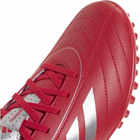Adidas Goletto Adults Astro Turf Football Boots Red/Silver Мъжки футболни бутонки